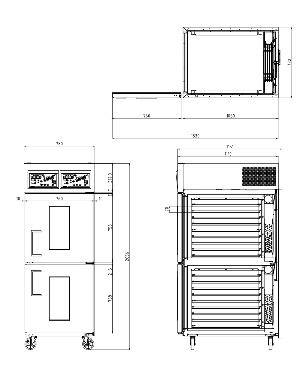 36 Trays Dimension 36 Trays Dimension
